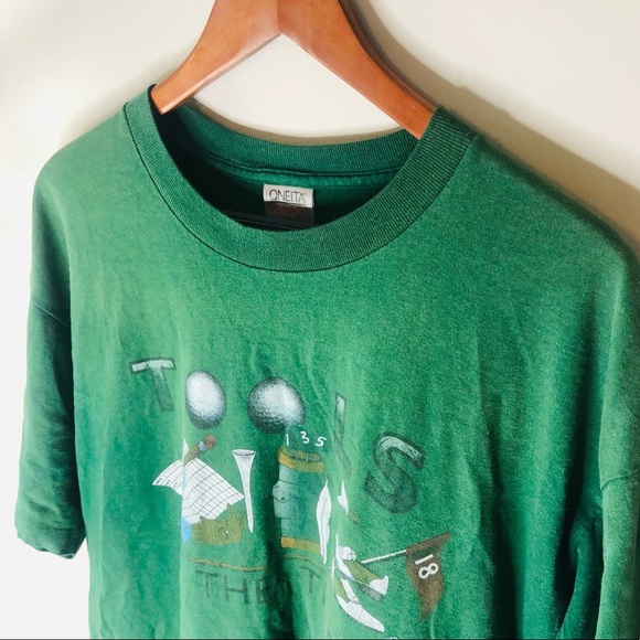 1990s Vintage Tools of The Trade Golf T-shirt Size XL - Picture 2 of 5